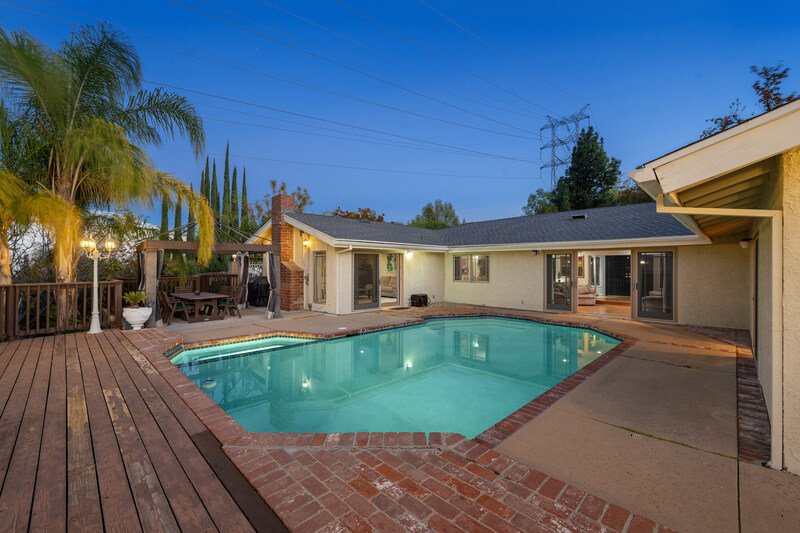 Casa con alberca en el patio